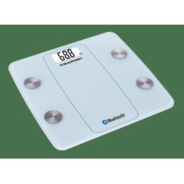 Blaupunkt BSM711BT Quadratisch Weiß Elektronische Personenwaage