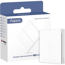 AQARA Wireless Remote Switch H1 interruptor remoto sem fios duplo branco
