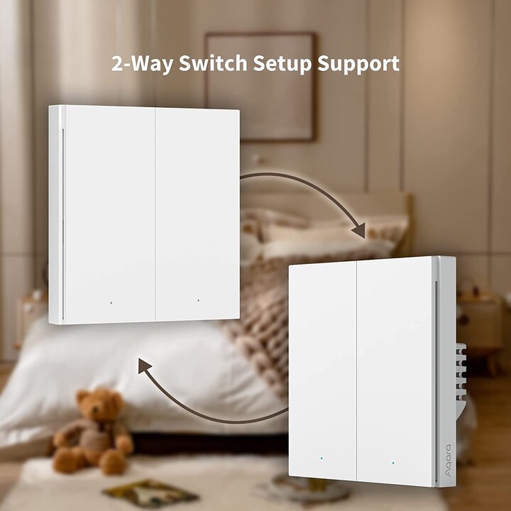 AQARA Wireless Remote Switch H1 wireless remote switch double white