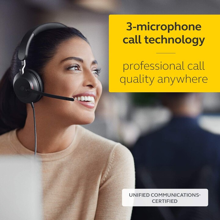 Jabra Evolve2 40 UC Mono Headset On-Ear, convertibile, cablato, USB