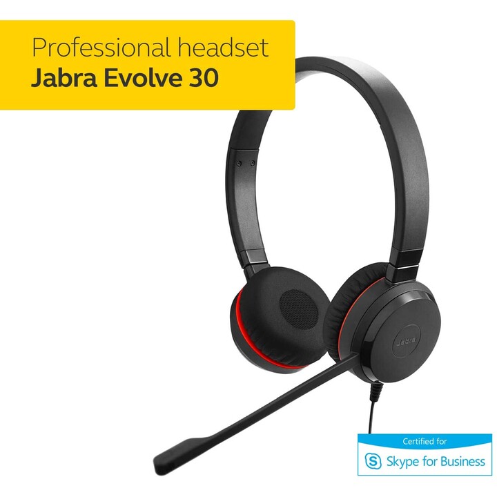 Auriculares internos con cable estéreo Jabra Evolve 30 II MS 5399-823-309