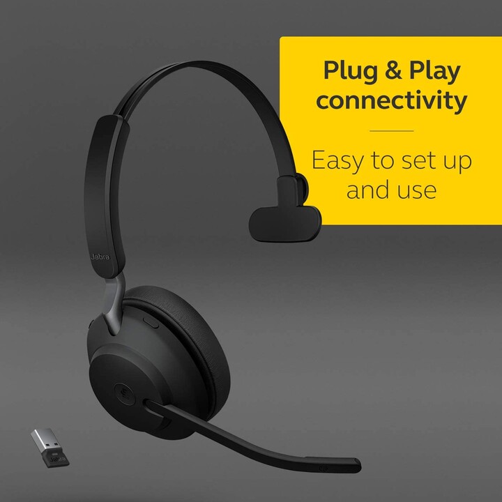 Jabra Evolve2 65 MS Mono wireless bluetooth headset 26599-899-999