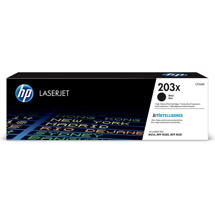 HP Cartucho de tóner Original LaserJet 203X negro de alta capacidad
