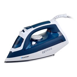 Ferro Blaupunkt HSI401 Ferro a vapor Base em aço inoxidável 2600 W Azul, Branco