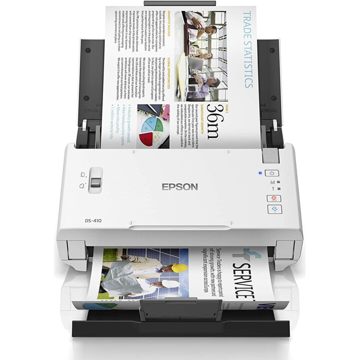 Epson WorkForce DS-410 Dokumentenscanner B11B249401 (A4, 10 Bits, 600 dpi, USB, ADF, Duplex)