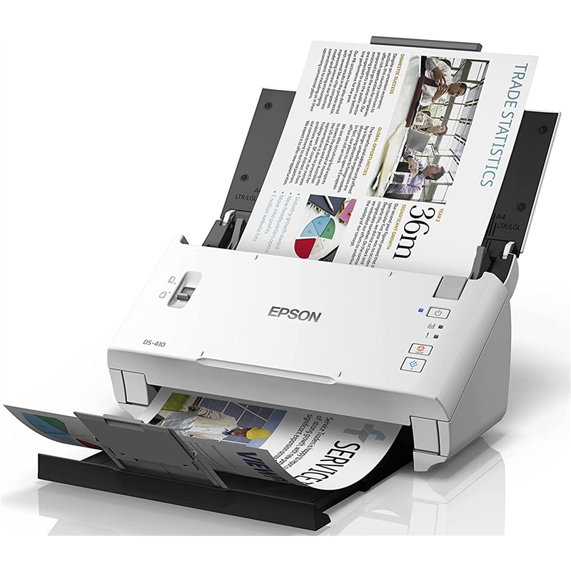 Epson WorkForce DS-410 Dokumentenscanner B11B249401 (A4, 10 Bits, 600 dpi, USB, ADF, Duplex)