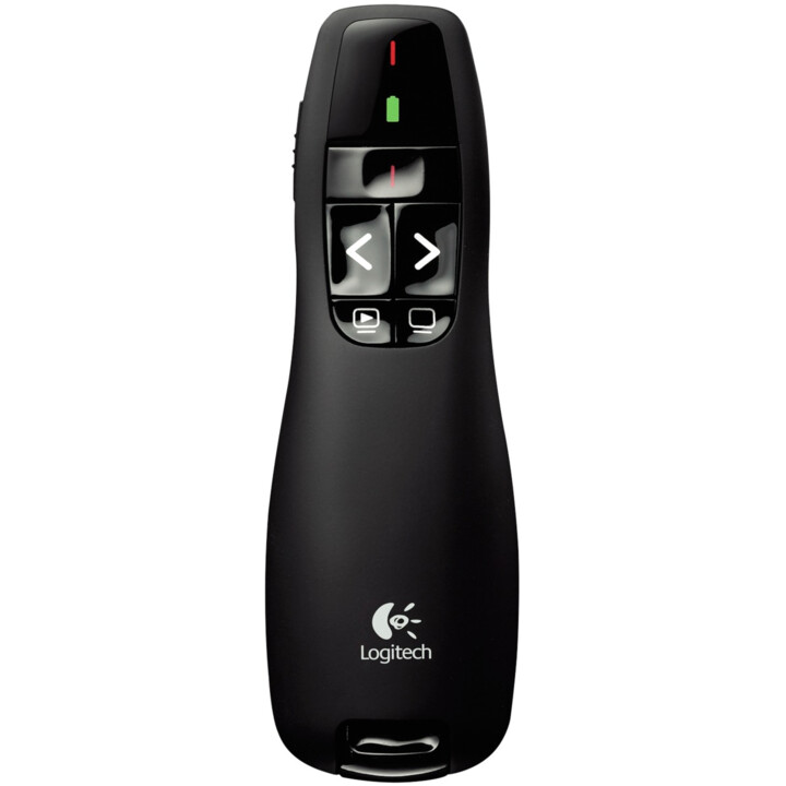 Logitech R400 Wireless Presenter (For easy slide navigation)