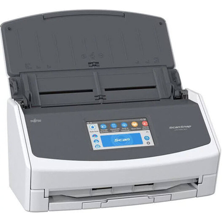 Escáner de documentos FUJITSU ScanSnap iX1600 (blanco) (A4, 600 x 600 ppp, 40 páginas / min., Dúplex, ADF, pantalla táctil de 4,