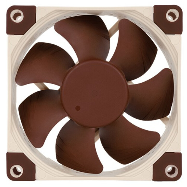 Noctua NF-A8 PWM ventilador de PC Carcasa del ordenador Enfriador 8 cm Beige, Marrón