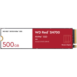 SSD WD RED SN700 NAS de 500 GB NVME M.2 PCIe Express Gen3.0 x4 WDS500G1R0C