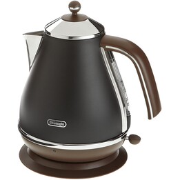 DeLonghi KBOV 2001.BK bollitore elettrico 1,7 L Nero, Marrone 2000 W