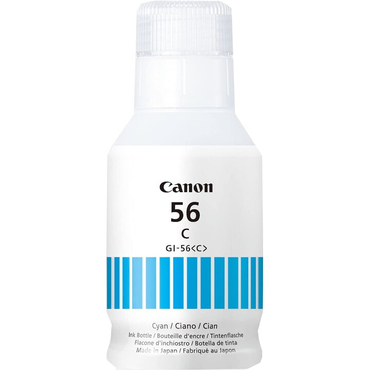 Tinta Refil Canon GI-56C Original - ciano até 14.000 páginas