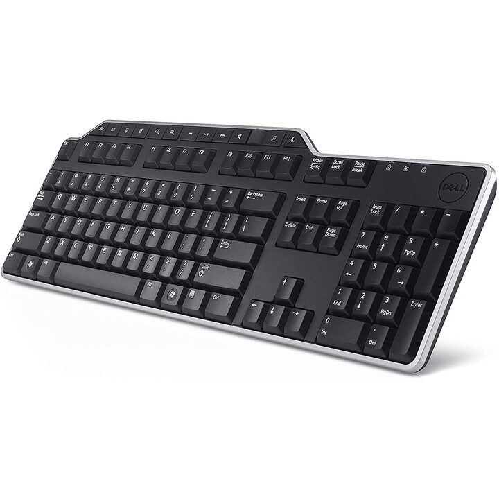 Teclado multimídia empresarial Dell KB522 com fio (USB)