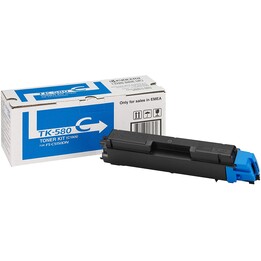 Kyocera Original TK-580C Toner ciano 2.800 pagine (1T02KTCNL0) per ECOSYS P6021cdn, FS-C5150DN