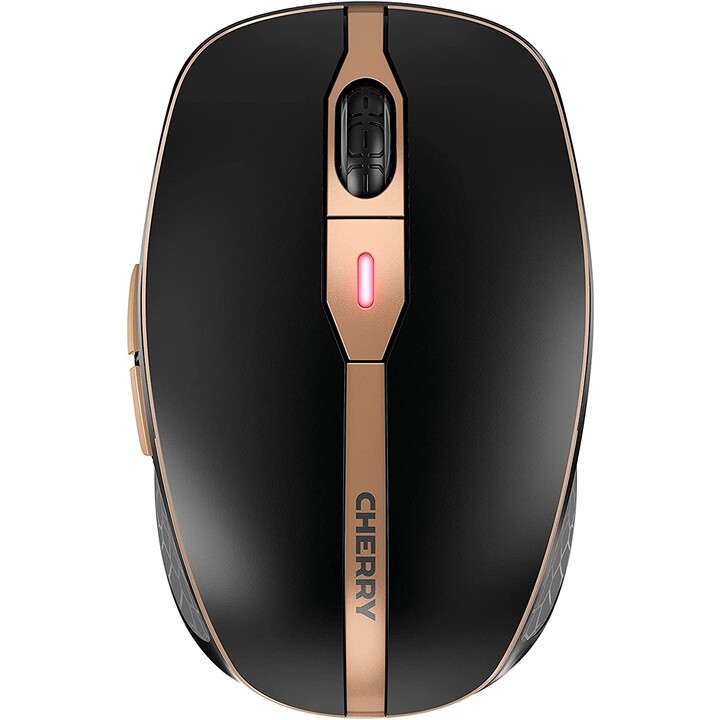 Conjunto de escritorio inalámbrico CHERRY DW 9100 SLIM (teclado y mouse, inalámbrico, negro / bronce)