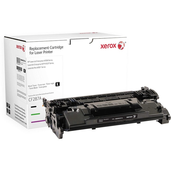 Cartouche de toner Xerox pour HP Enterprise M506, noir (alternative à : HP CF287A, 9.300 pages 006R03514)