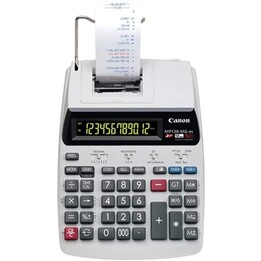 Calculatrice de bureau d'impression Canon MP120-MG-es II affichage bicolore à 12 chiffres