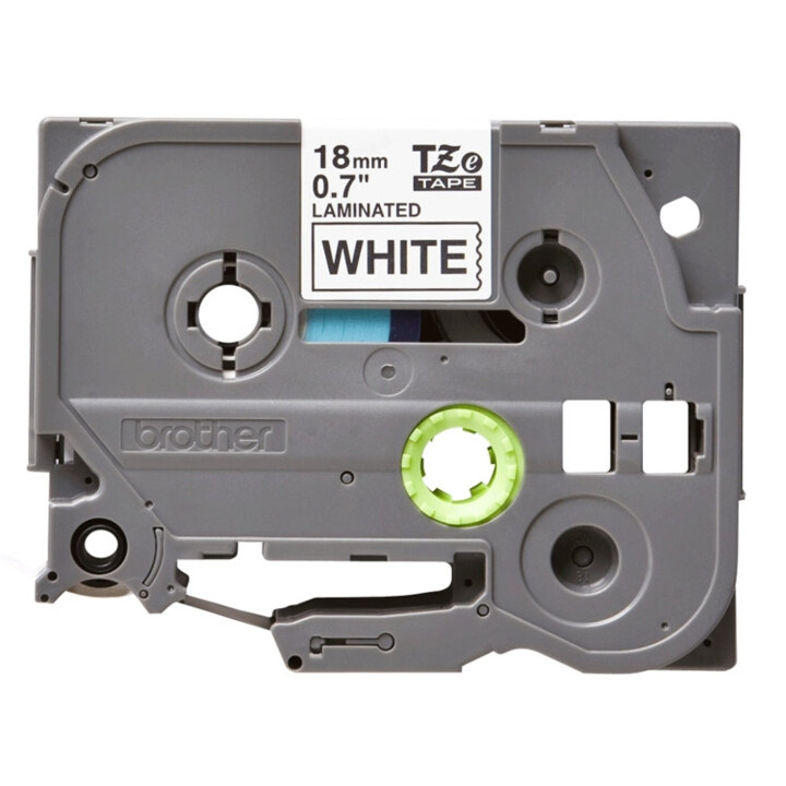 RUBAN BROTHER TZE241 18MMX8M BLANC / NOIR