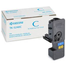 Kyocera Original TK-5240C Toner cian 3000 páginas para ECOSYS M5526cdn / cdw, P5026cdn / cdw