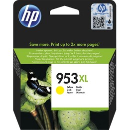 Cartucho de tinta amarelo de alto rendimento HP 953XL original de 1.600 páginas (F6U18AE)