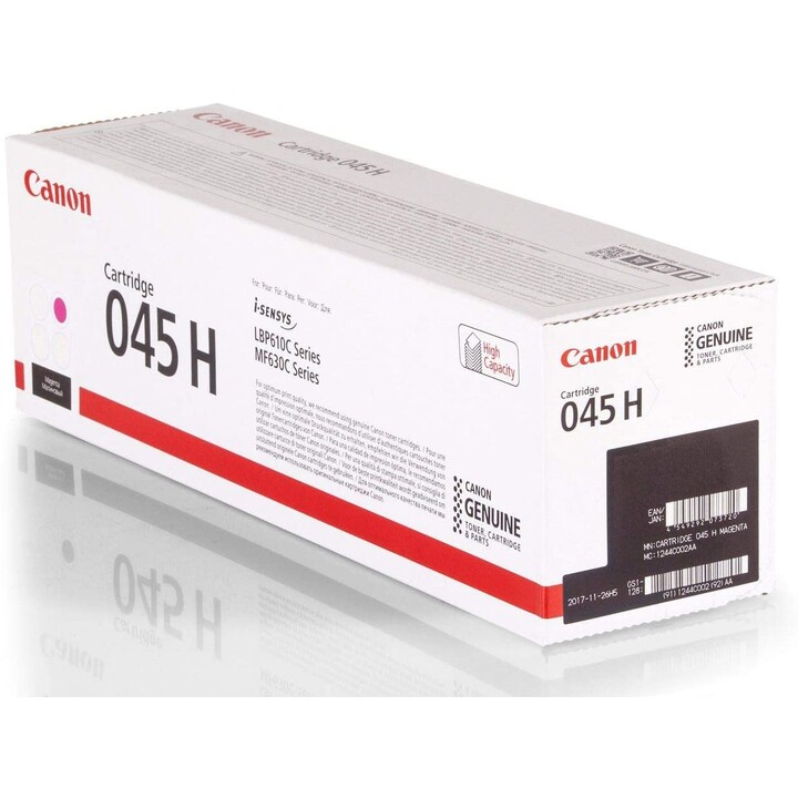 Canon Original Toner 045H magenta hohe Ergiebigkeit 2.200 Seiten (1244C002)