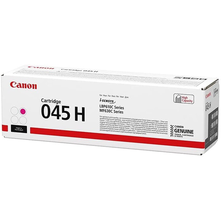 Canon Original Toner 045H magenta hohe Ergiebigkeit 2.200 Seiten (1244C002)