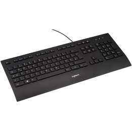 Teclado Logitech K280e para empresas (teclado con cable, negro)