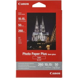 Canon SG-201 Photo Paper Plus Semi-Gloss 100x150mm 260 g / m² - 50 sheets