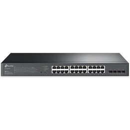 TP-Link JetStream TL-SG2428P Switch Gigabit Smart PoE a 28 porte con 4 slot SFP
