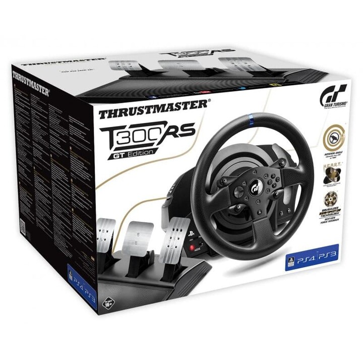 Thrustmaster T300 RS GT Edition Force Feedback Lenkrad und Pedale-Set -fürPlaystation, PC