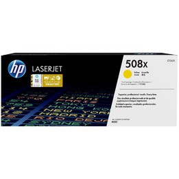 Toner jaune HP 508X à haut rendement d'origine 9 500 pages (CF362X)