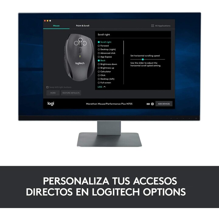 Souris Logitech sans fil Laser M705 (910-001949)