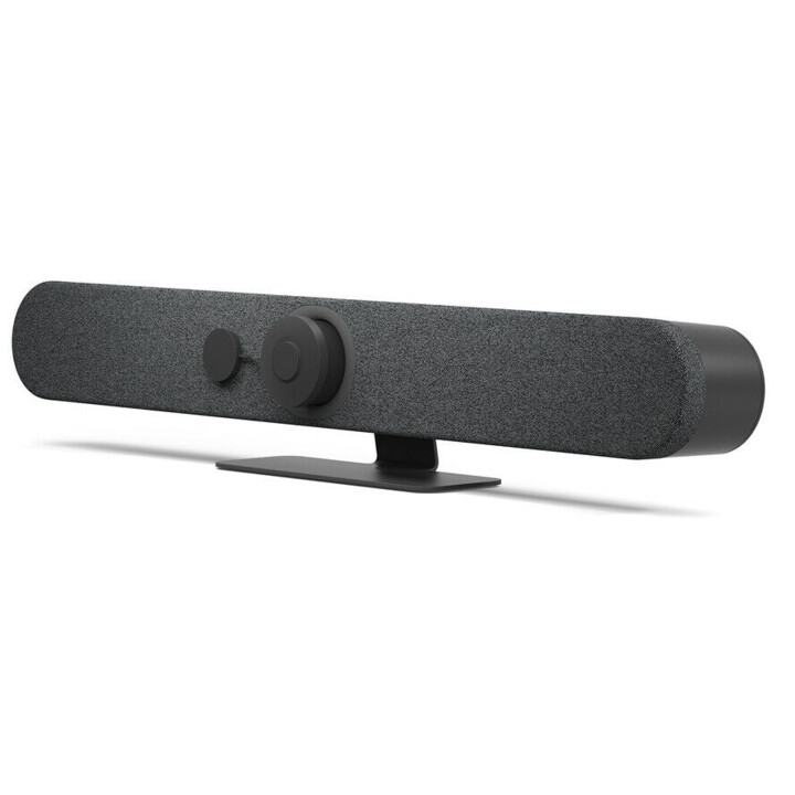 Logitech Rally Bar Mini first-class all-in-one video bar for small rooms, graphite