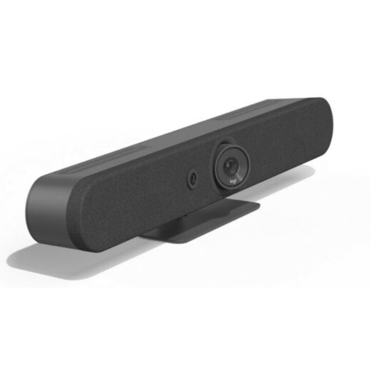 Logitech Rally Bar Mini first-class all-in-one video bar for small rooms, graphite