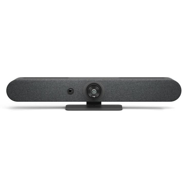 Logitech Rally Bar Mini first-class all-in-one video bar for small rooms, graphite