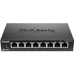 D-Link DGS-108 Switch 8 Ports 10/100/1000Mops Noir