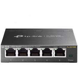 TpD-Link TL-SG105E Switch 5 Puertos Negro