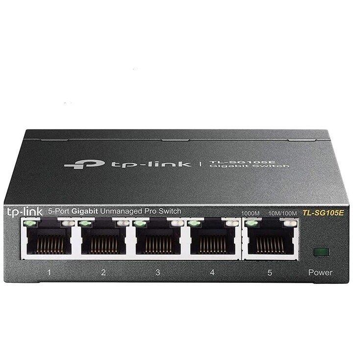 TpD-Link TL-SG105E Switch 5 Puertos Negro