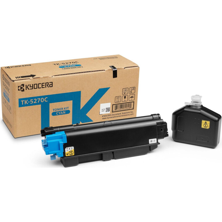 Tóner Kyocera Original TK-5270C cian 6000 páginas (1T02TVCNL0)