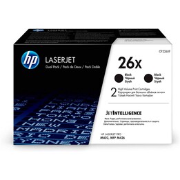 TONER HP 26X SCHWARZ DUALPACK M402 M426 2X 9000 PAG