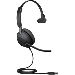 Jabra Evolve2 40 MS Mono Headset On-Ear convertible, wired, USB