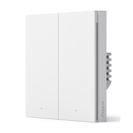 ZIGBEE WALLSWITCH WITH DOUBLE RELAY - AQARA SMART WALL SWITCH H1 EU (NO NEUTRAL, DOUBLE ROCKER) (WS-EUK02)