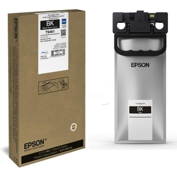 Cartuccia per stampante Epson T9461 originale XXL nero 136,7 ml 10.000 pagine (C13T946140)