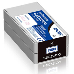 Cartouche d'imprimante d'origine Epson SJIC22P noire 33 ml (C33S020601)