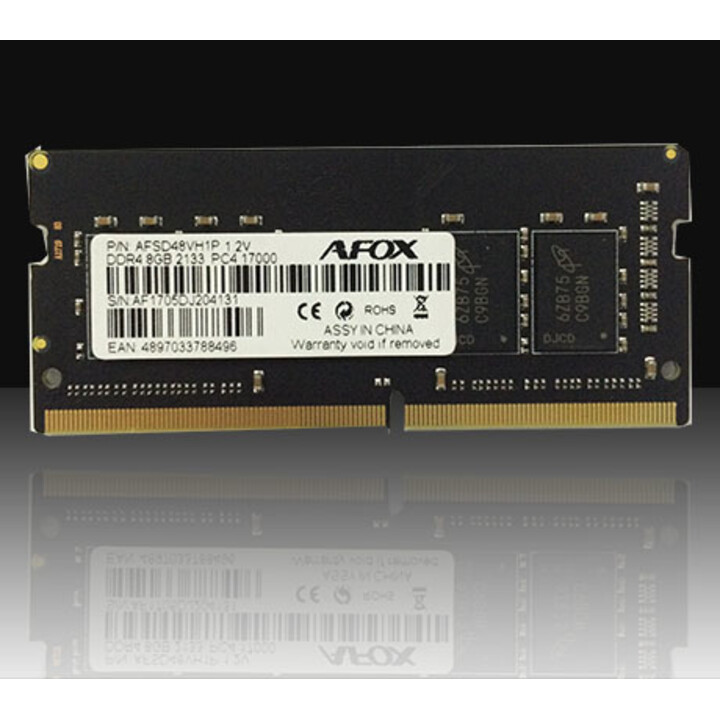 AFOX DDR4 8G 2133 Módulo de memória SO DIMM 8GB 1 x 8GB 2133 MHz
