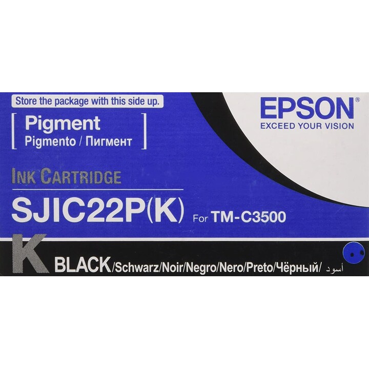 Cartouche d'imprimante d'origine Epson SJIC22P noire 33 ml (C33S020601)
