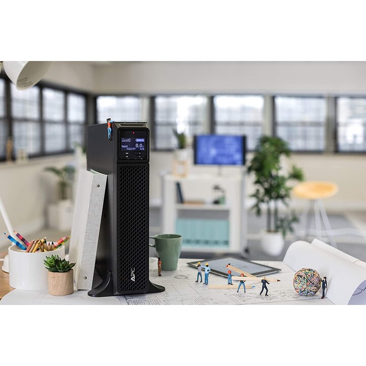 APC SRT1000XLI Unterbrechungsfreie Stromversorgung (USV) Doppelwandler (Online) 1 kVA 1000 W 12 AC-Ausgänge