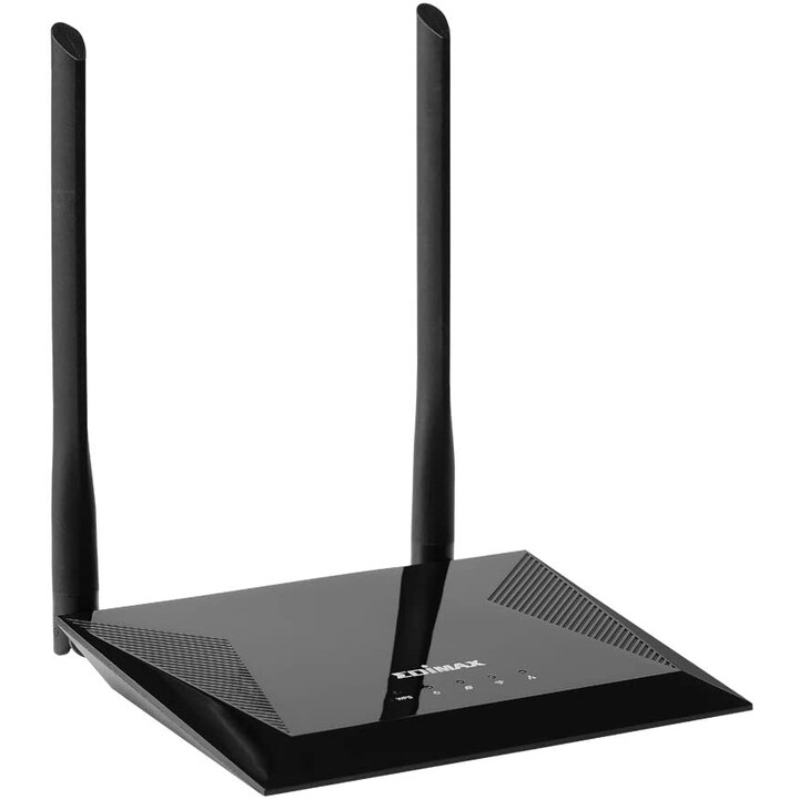 Edimax N300 WLAN-Router Einzelband (2,4GHz) Schnelles Ethernet Schwarz