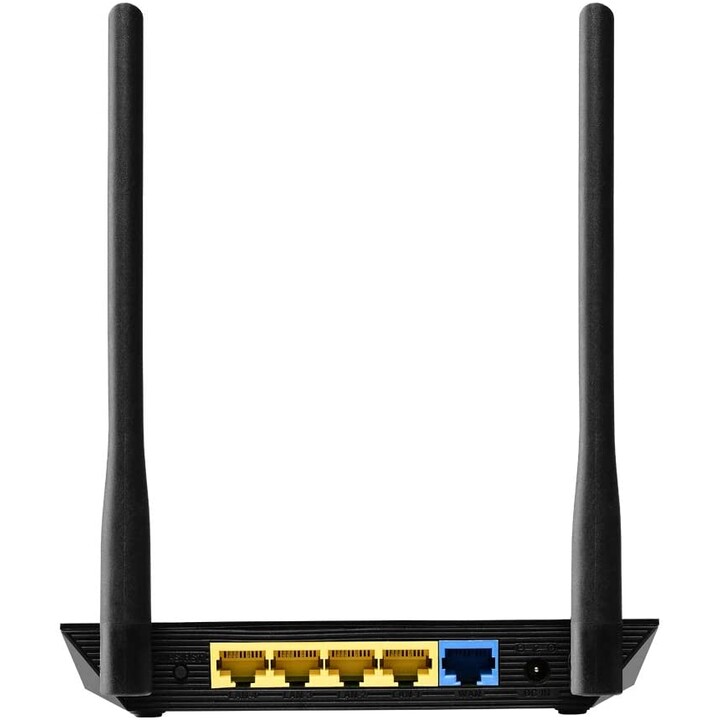 Edimax N300 WLAN-Router Einzelband (2,4GHz) Schnelles Ethernet Schwarz