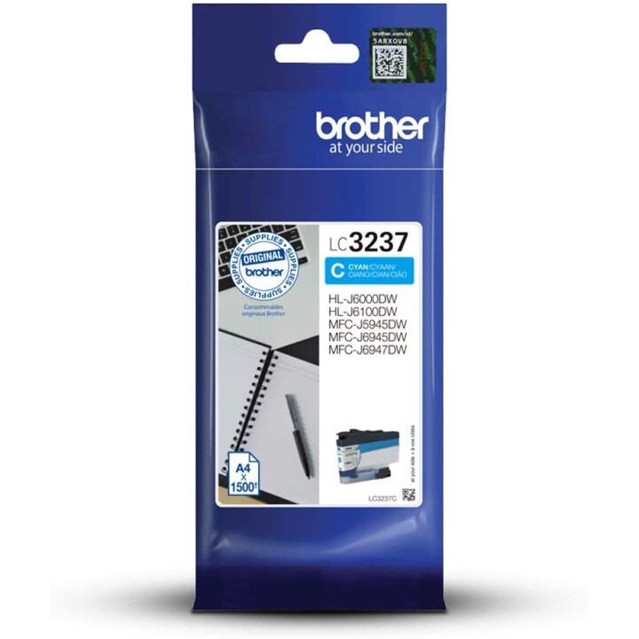 Brother LC-3237C cartouche d'encre 1 pièce(s) Original Rendement standard Cyan